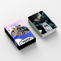 การ์ด Lomo STRAY KIDS SKZ HOP, ขนาด GIANT, 92-96pcs, สติ๊กเกอร์ JJAM ATE สูญเสียลมหายใจของฉัน, การ์ด