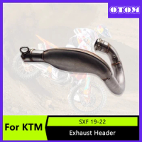 OTOM Motorcycle Exhaust Header Exhaust Pipe Connect Tube For KTM SXF250 PRADO TROY LEE DESIGNS XCF250 RC4 R 2019-2023 Off-road