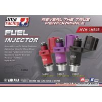 UMA RACING INJECTOR 4 HOLE 160CC 240CC 320CC YAMAHA Y15ZR V1 V2 Y16 R15 NVX XMAX INJECTOR SOCKET V1 
