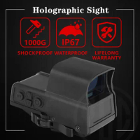 ohhunt Optics Holographic sight Hunting Red Dot Scope Reticle with 20mm Mounts
