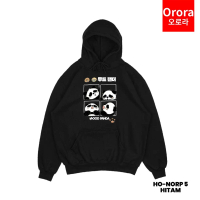 Hoodie Distro Premium Korea Mood Panda - Baju Atasan Sablon Pria Wanita