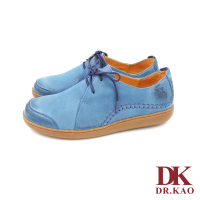 【DK 高博士】簡約牛皮空氣女鞋  87-8780-70  藍色