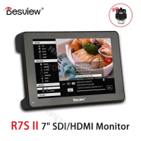 Bestview R7 R7S II 4K Monitor 3D-LUT 7 inch Touchscreen Field Monitor SDI HDMI-compatible 2600nits HDR DSLR Monitor