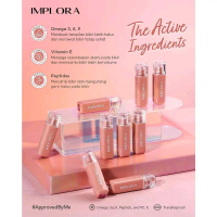 Lip Jelly Tint Implora/ Lip Tint & Lip Care / Pewarna Bibir Lembap Aestetik