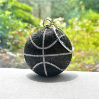 Fashionable diamond-embellished basketball shoulder bag, best-selling product, medium-sized basketba