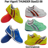 COD Pan  VigorX Thunder รองเท้าฟุตซอลเด็ก   รุ่นใหม่ล่าสุด Size32-38 ราคา 679 บาท New Arrival