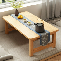 茶幾 茶臺 飄窗小茶桌折疊家用新中式矮桌炕幾榻榻米床上學習桌實木桌子