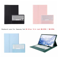 For Samsung Galaxy Tab S8 Ultra 14.6 inch SM-X900 SM-X906 Wireless Keyboard Case Magnetic Smart Stand Tablet Cover With Pen Slot