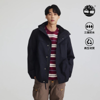 【Timberland 官方旗艦】男款黑色Benton三合一防水外套(A6NG5001)