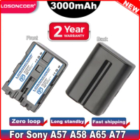 NP-FM500H NP FM500H NPFM500H 3000mAh Camera Battery For Sony A57 A58 A65 A77 A99 A550 A560 A580 L50