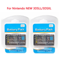 1/2pcs 2000mAh Rechargeable Li-ion Battery Pack for Nintendo 3DSXL 3DSLL NEW 3DSLL/3DSXL Controller Replacement Built in Battery