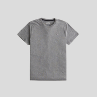 Hollister 海鷗 HCO 熱銷刺繡海鷗素面短袖T恤-灰色