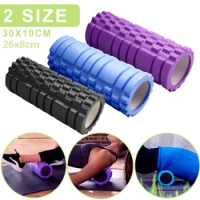 30cm Yoga Column Gym Fitness Foam Roller Pilates Yoga Muscle Massage Roller Exercise Back Soft Yoga Block Drop Shipping