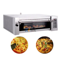 1 Deck 2 Tray Baking Oven Machines Bakery Equipment For Bread Electric Pizza Oven Machine Price