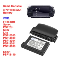Cameron Sino 1800mAh Game Console Battery PSP-S110 for Sony Lite, PSP 2th, PSP-2000, PSP-3000, PSP-3004, Silm, PSP-3001,PSP-3008