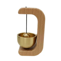 Door Bell Wind Bell Decorations Japanese Wooden Wind Chimes Wireless Doorbell Crisp and Pleasant Sound for Guest Arrival