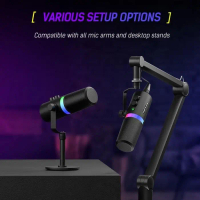 Mic Mikrofon Reccam Nv7 Usb Xlr Dynamic Podcast Microphone Dengan Stand Original Pasti Diskon