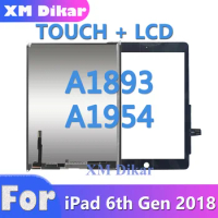 NEW For iPad 6 6th Gen 2018 A1893 A1954 Touch Screen Digitizer Panel LCD Display Screen For ipad 9.7 2018 A1893 A1954
