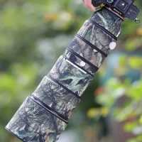 ONCFOTO camouflage lens coat for SONY 200-600mm G OSS waterproof and rainproof lens protective cover