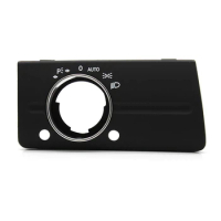 Car Dashboard Button with Headlight Switch Cover Panel Trim for Mercedes Benz W211 E Class 320 350 550 2003-2008 B