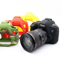 Soft Silicon Rubber Sleeve Armor Case Body Cover Protector Frame Skin for Canon EOS 6D EOS6D DSLR Camera Protective Video Bag