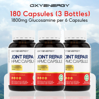 Oxyenergy Joint Repair HPMC Capsules Set 3pcs / 9pcs Knee Care Bone Smooth Joint Glucosamine Chondro