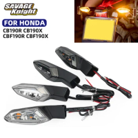 New Motorcycle LED Turn Signal Light For HONDA CB190R CB190X CBF190R CBF190X Flasher Indicator Lamp CBF CB 190R 190X Accessories