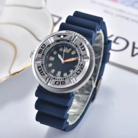 Citizen Watch Sports Diving Watch Silicone Nightlight BN0150 Eco Driven Series Black Dial Quartz Watch