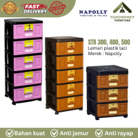 Lemari Pakaian Plastik Napolly / Lemari Anak STB 500, 400, 300 BK1