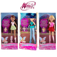 Original Winx Club Magical Glamour Doll Musa Flora Layla Toys for Girls Collectible Dolls Anime Figurines Christmas Gifts Toys