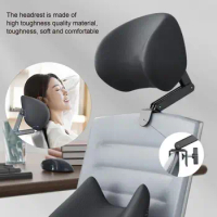 1 Pc Memory Foam Office Chair Headrest Attachment Angle Support Cushion Ergonomic Head Pillow For Chair Relieves Stress Fatigue