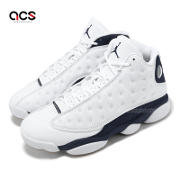 Nike 休閒鞋 Air Jordan 13 Retro 男鞋 白 藍 Midnight Navy AJ13 414571-140