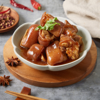 任選-呷七碗 香滷豬腳丁(300g±3%/包)