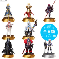8pcs/set Cartoon Anime Action Figure Fate Grand Order Mini Saber Gilgamesh Cu Chulainn Q Ver Model PVC Decoration Gift Doll 6cm