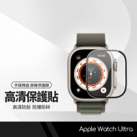 【超取免運】滿版玻璃鋼化膜 通用蘋果Apple Watch 1~8代 SE Ultra手錶保護膜 38/40/42/44/49mm