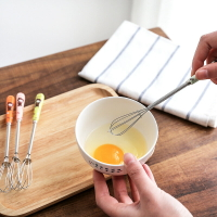 新款陶瓷手柄打蛋器廚房雞蛋棒面糊奶油攪拌器烘焙工具蛋清分離器
