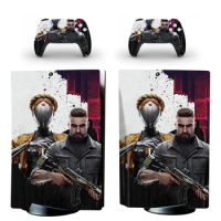Atomic Heart PS5 Disc Skin Sticker Protector Decal Cover for Console Controller PS5 Disk Skin Sticker Vinyl