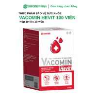 Viên Uống SHINPOONG VACOMIN HEVIT - Bổ Sung Sắt, Vitamin Tổng Hợp C, E, B6 & Acid Folic Ngừa Thiếu M
