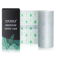 EMALLA Tattoo Bandage Roll 6" x 10 Yard Tattoo Film AfterCare Protective Waterproof,Tattoo Aftercare Product for Initial Heal