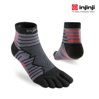 Injinji Ultra Run終極系列五趾短襪(碳黑)NAA64(終極系列 五趾襪 短襪 跑襪 機能襪)