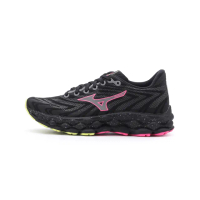 【MIZUNO 美津濃】WAVE SKY8 慢跑鞋 黑桃 女鞋 J1GC240206