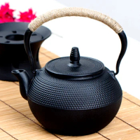 Cast iron pot of uncoated teapot Japan iron teapot