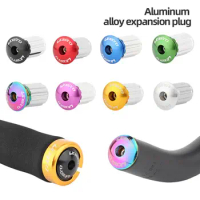 Bicycle Grip Handlebar End Caps Aluminum Alloy Mountain Road Bike Handle Bar Grips Plugs Expansion Accessories