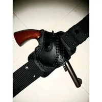 Holster 100% kulit sapi asli model pinggang/ luar, akan terlihat tampil mewah dan elegan pada saat d