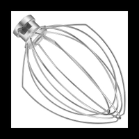 Wire Whip for Kitchenaid Stand Mixer 5QT Lift and 6QT, Whisk Attachment, Stainless Steel Egg Cream S