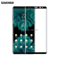 100pcs/lot for Samsung Galaxy Note 9 Tempered Glass Screen Protector 3D Full Cover Glass Film for Note9