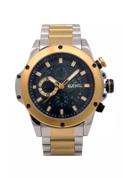 Elvano Evoke Jam Tangan Pria - Silver Gold Black - Stainless Steel - EV5002MA15-3GSV
