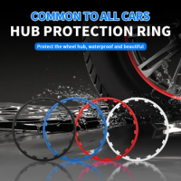 16/17/18/19/20inch 4pcs Car Vehicle Wheel Rims Edge Protector Ring Strip Tire Guard Decor Universal For Tesla Audi Skoda Kia
