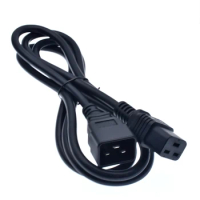 IEC 320 C20 to C19 Host Server Engine Room UPS AC Power Cord 16A C20-C19 Power PDU Extension Cable H05VV-F 3G1.5mm Wire Gauge