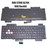 Brand New RU US Keyboard for Asus ROG STRIX SCAR II GL704 GL704GM GL704GS GL704GV GL704GW Laptop Black With Backlit